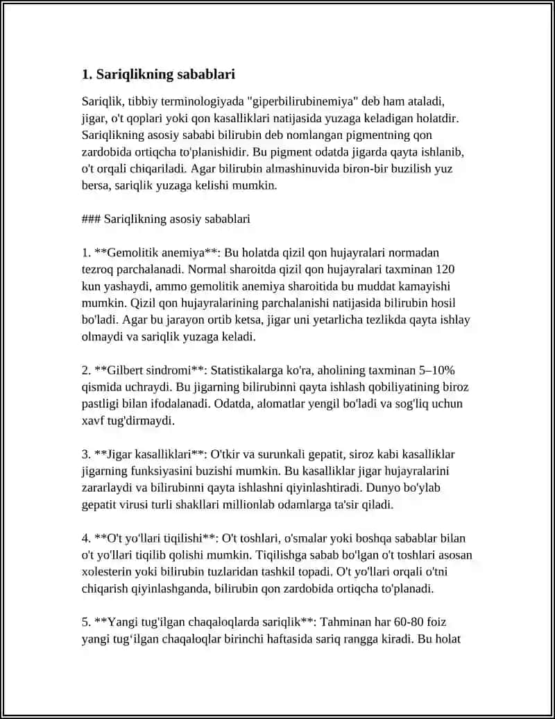 CHAQALOQLARDA SARIQLIK 3