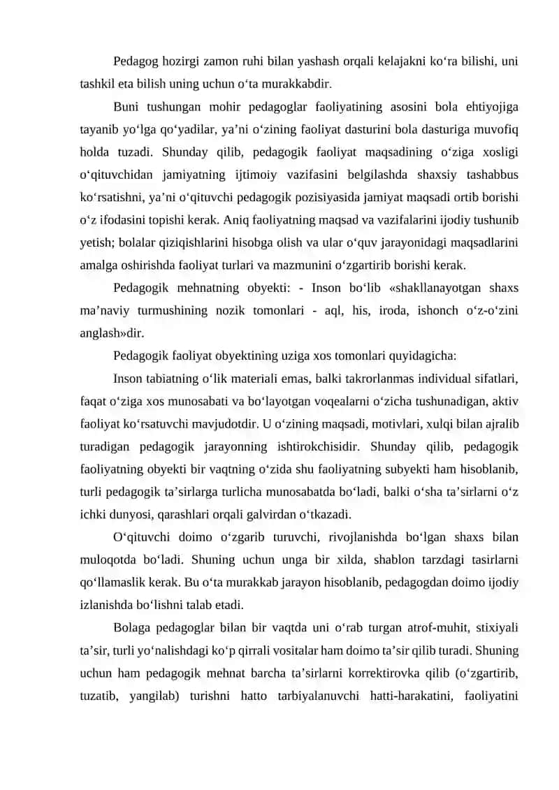 Pedagog shaxsi va kasbiy faoliyati 3