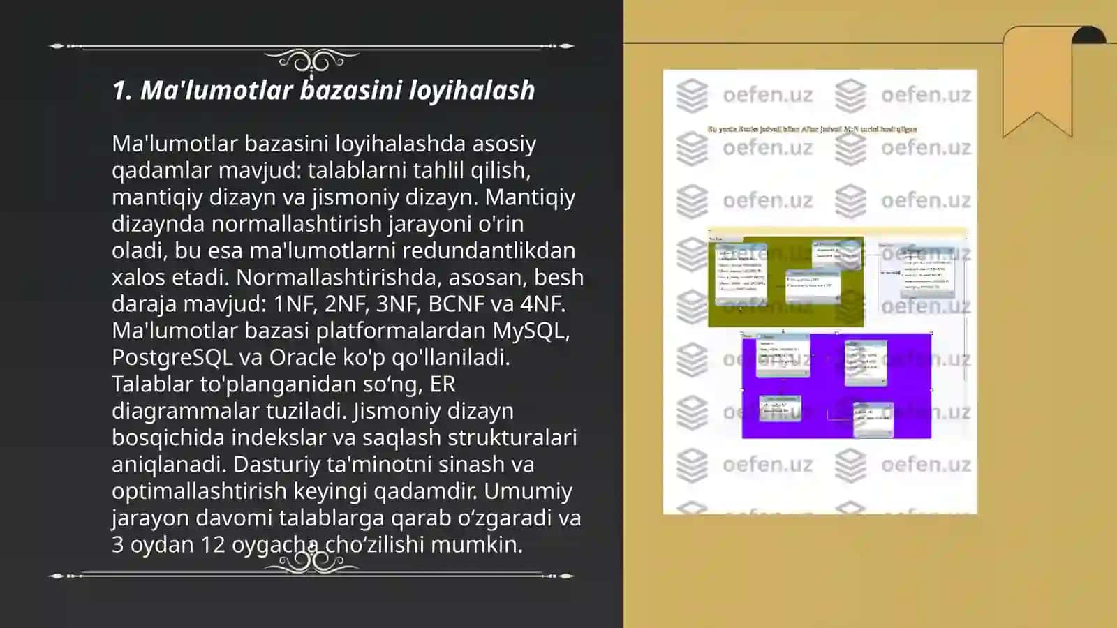 Ma'lumotlar bazasi va katta hajmdagi ma'lumotlar bilan ishlash texnologiyalari 3
