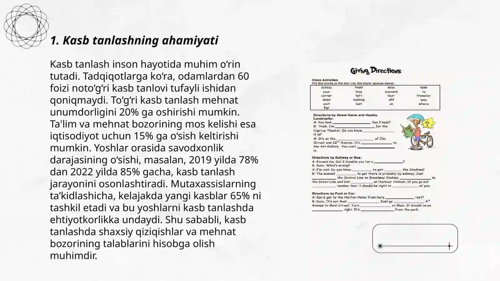 Kasb Hunarga Yo‘naltirish Tashxis Markazlarining Faoliyati 3