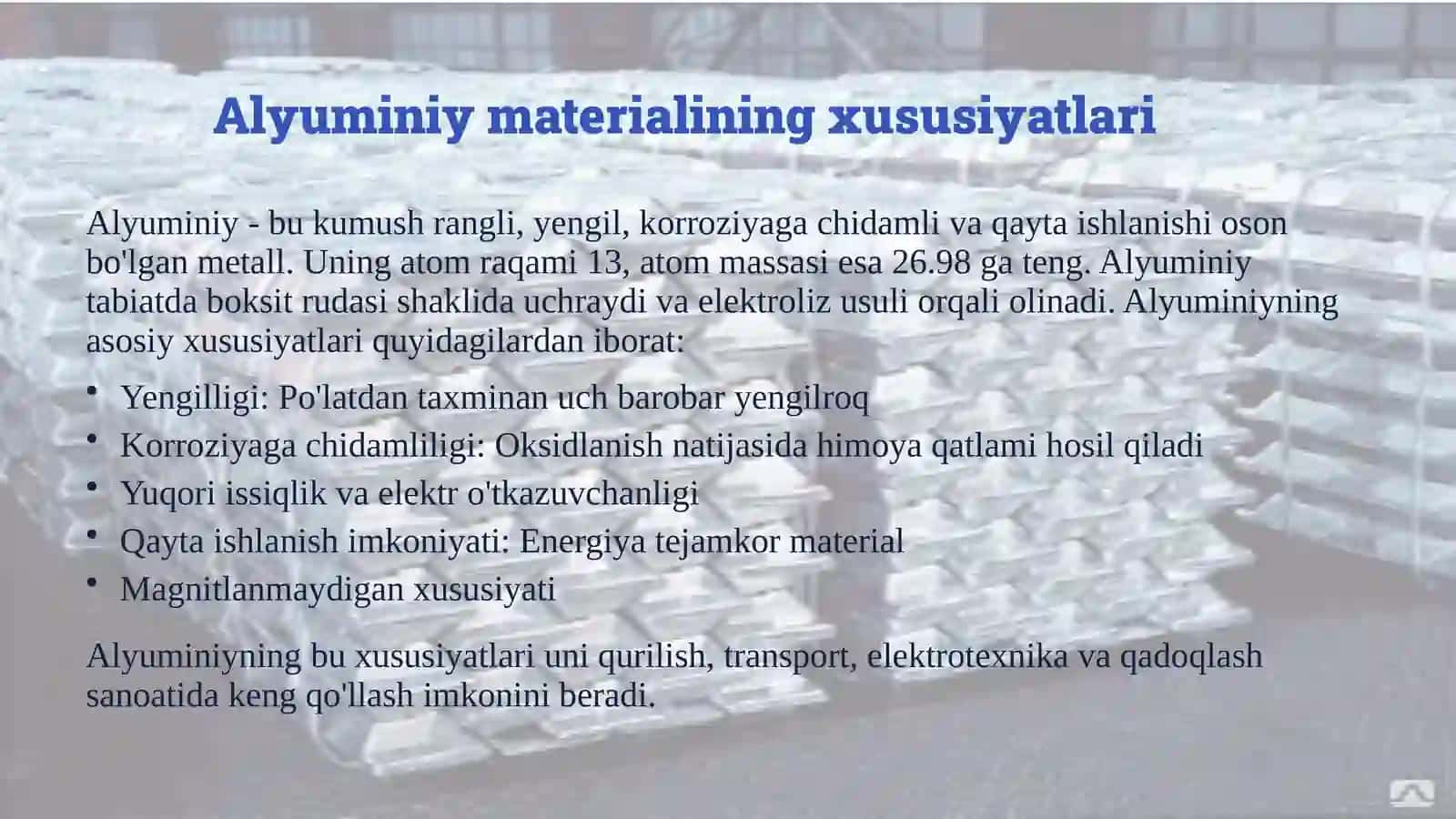 Alyumin konstruksiyalar 3