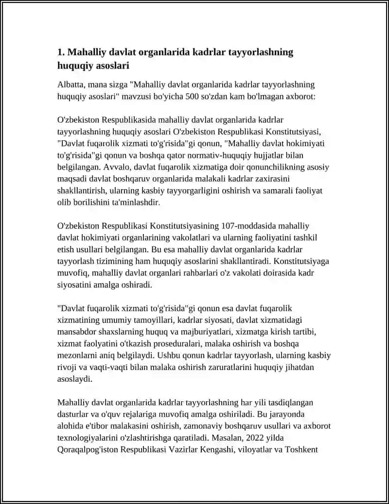 MAHALLIY DAVLAT ORGANLARIDA KADRLAR TAYYORLASHNING ASOSIY TAMOYILLARI 3