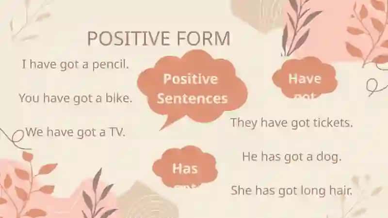 Have got / Has got Grade 7 3