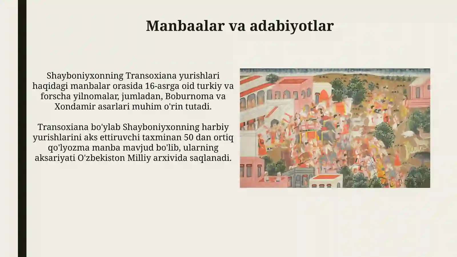 Shayboniyxonning Transoxiana Yurishlari Boshlanishi 3