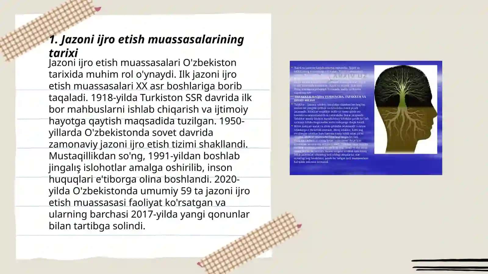 Jazoni ijro etish muassalari va ularning turlari 3
