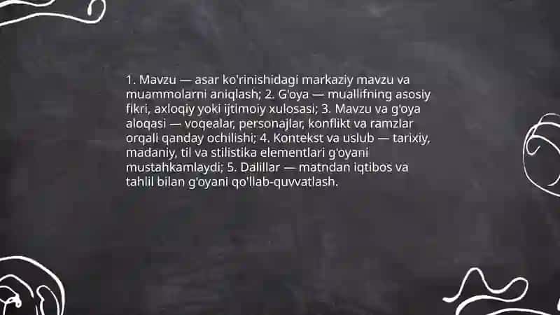 Badiiy asar tahlili 3