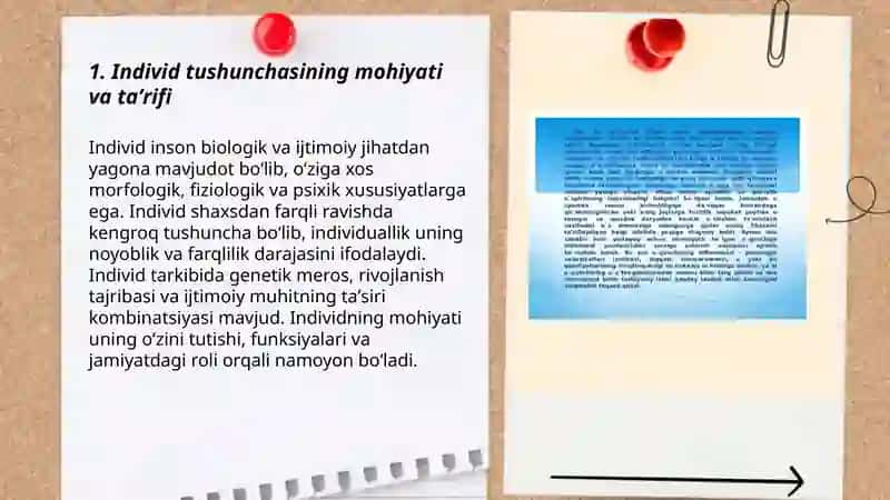 Individ shaxs individuallik tushunchalari 3