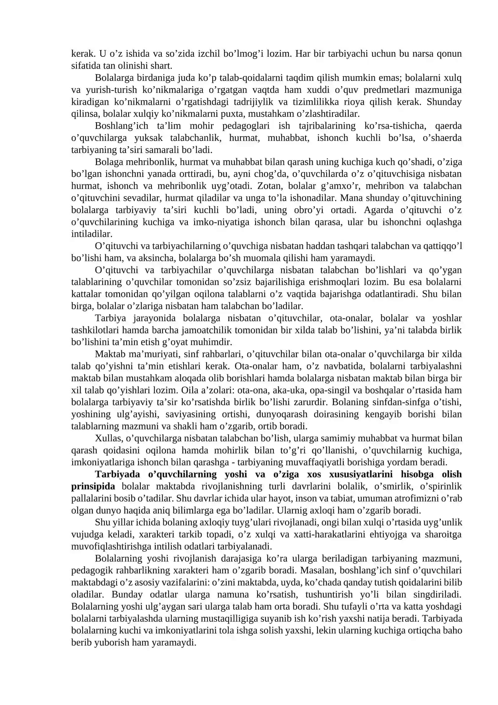 Boshlang’ich ta’limda tarbiya turlari 3