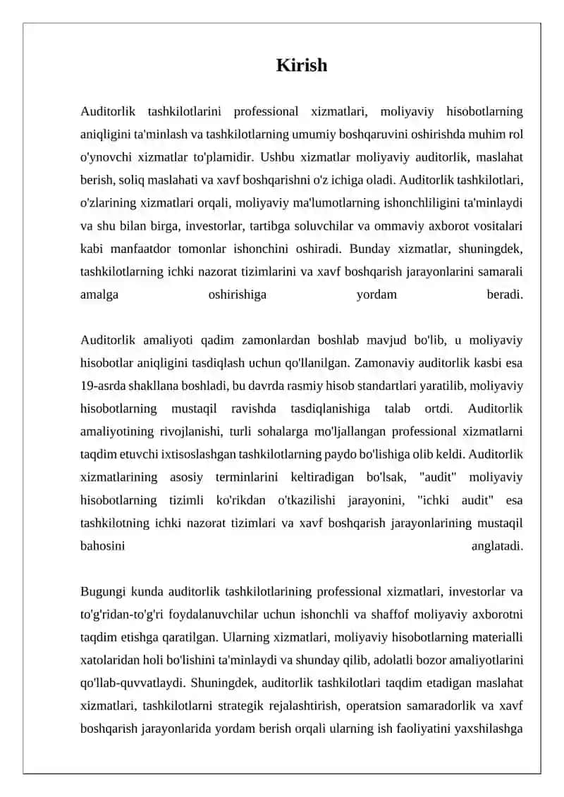 Auditorlik tashkilotlarini professional xizmatlari 3
