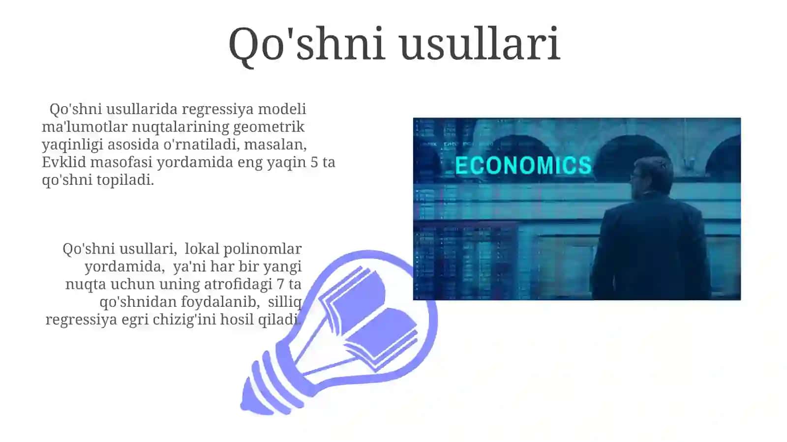 CHIZIQSIZ REGRESSIYA MODELLARI VA ULAR UCHUN IQTISODIY JARAYONLAR 3