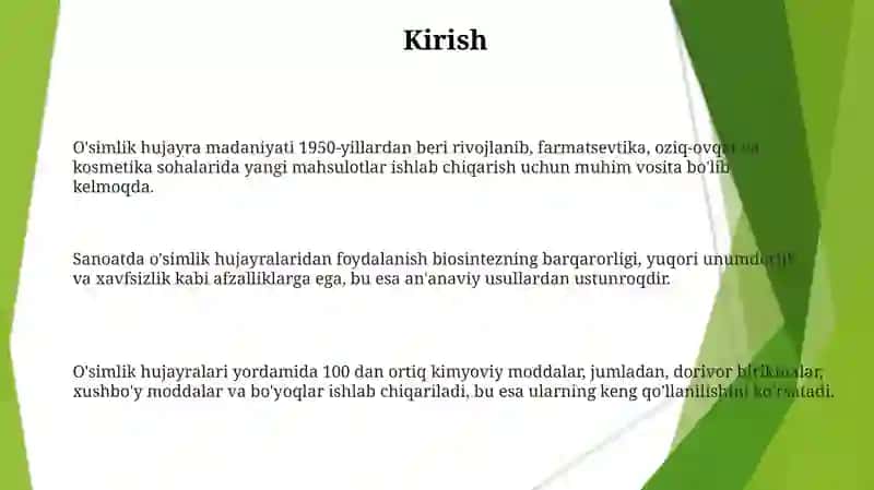 O'simlik hujayra madaniyati: asoslari va qo'llanilishi 3