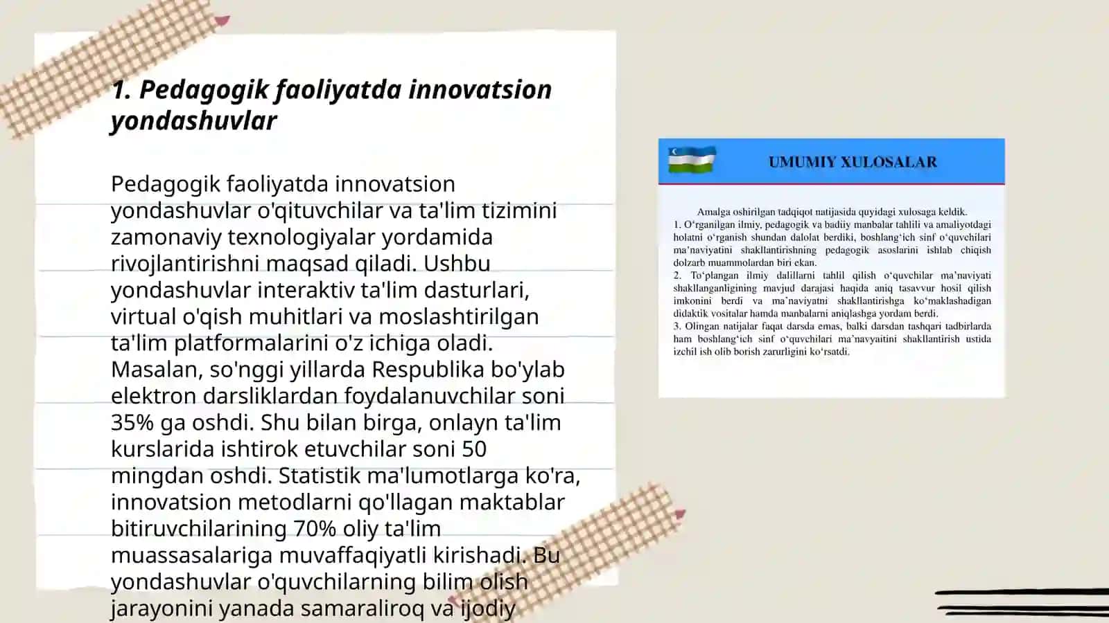 Pedagogik faoliyatni ilmiy tashkil etish 3