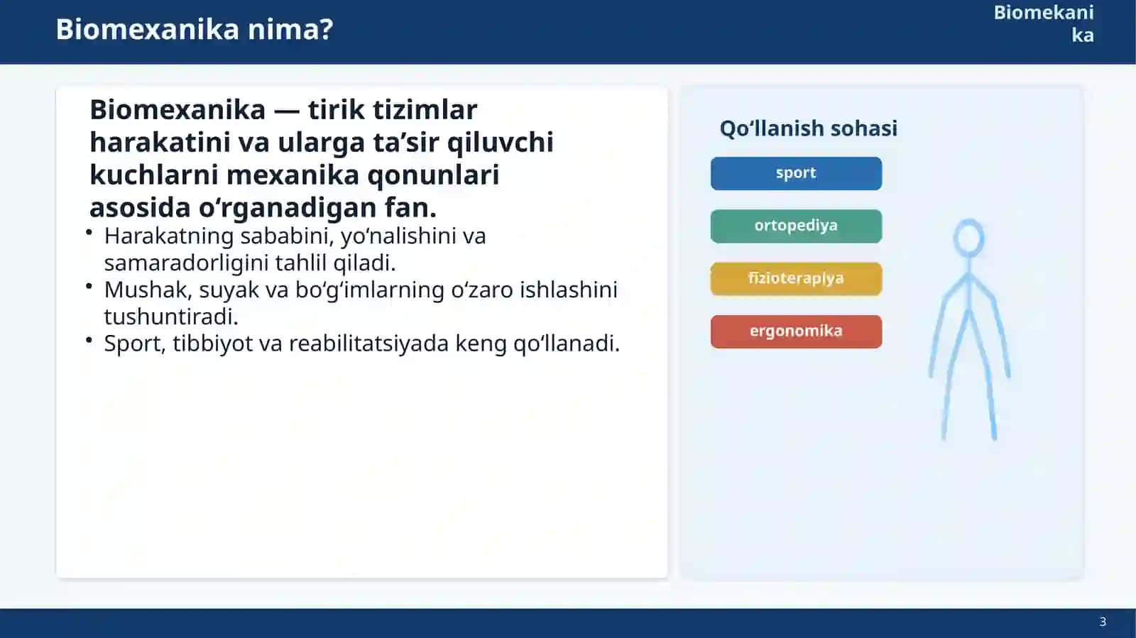 Biomexanika va biomexanik sistema tushunchasi 3