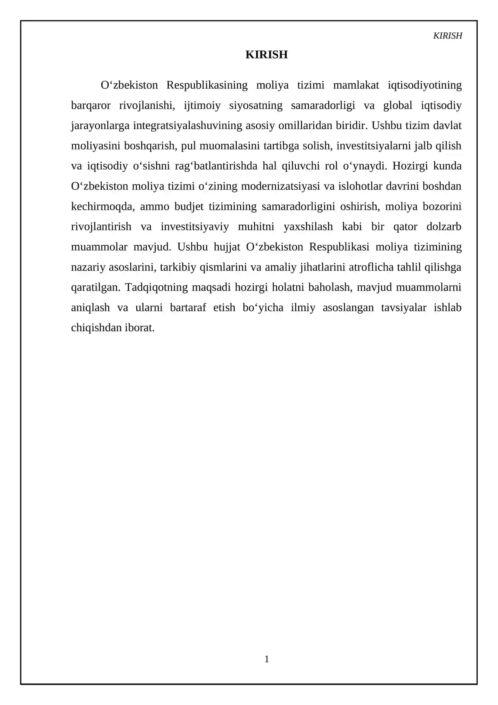 Oʻzbekiston Respublikasining moliya tizimi 3