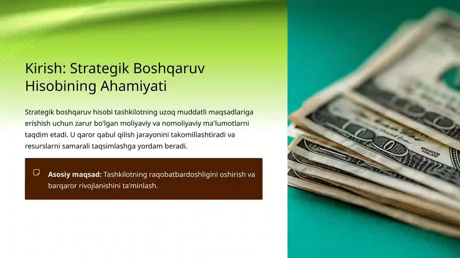 Strategik Boshqaruv Hisobi Doirasida Qiziqish Guruhlarini Tahlil Qilish. Integratsiyalashgan Rejalashtirish Jarayonini Ko’rib Chiqish 3