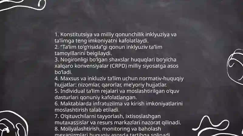 Imkoniyati cheklangan bolalarni umum ta'lim maktablarida inkilyuzev ta'limini tashkillashtirish 3