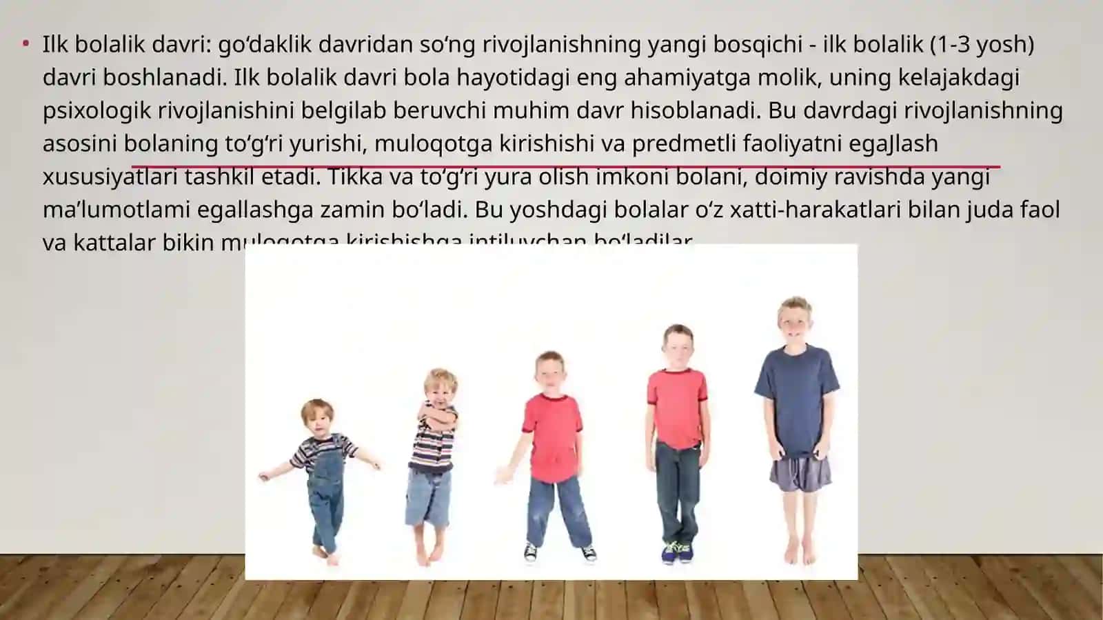 Ilk bolalik davrida kognitiv jarayonlarning rivojlanishi 3