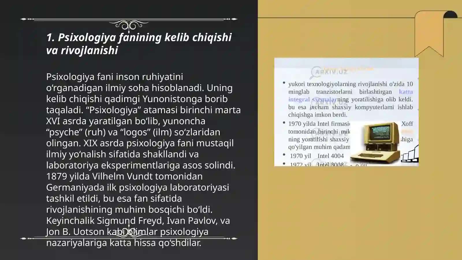 Psixologiya fanining maqsad va vazifalari 3