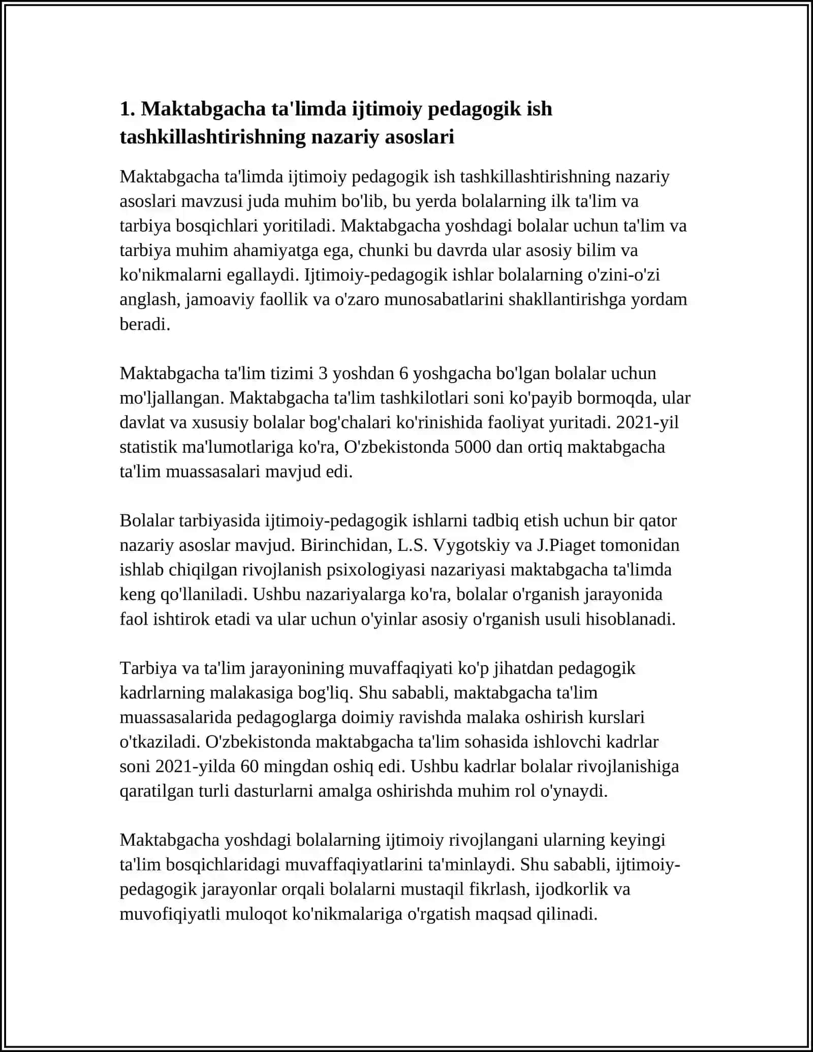 MAKTABGACHA TAʼLIM TASHKILOTLARIDA IJTIMOIY PEDAGOGIK ISHLARNI TASHKIL ETISH 3