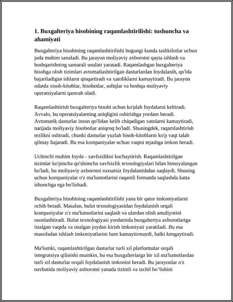 BUXALTERIYA HISOBIDA RAQAMLASHTIRISH TEXNOLOGIYALARI 3