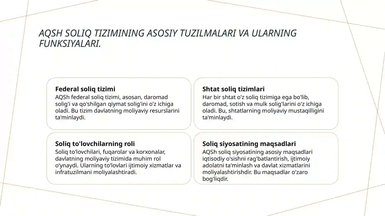 Amerika Qo'shma Shtatlari soliq tizimi 3