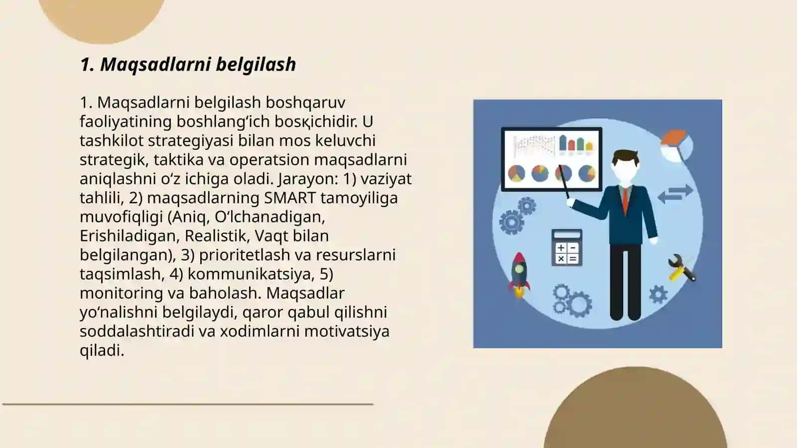Boshqaruv faoliyati elementlari 3