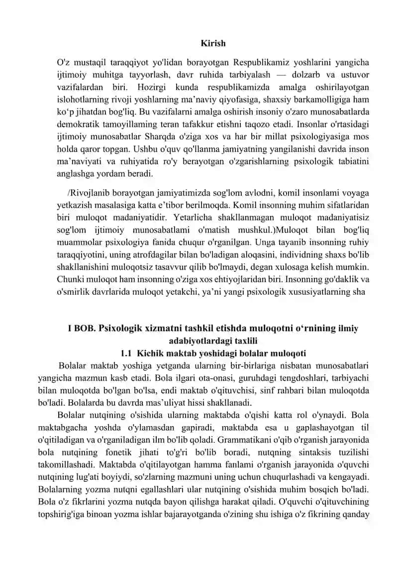 Psixologik xazmatni tashkil qilishda muloqotni o'rni. 3