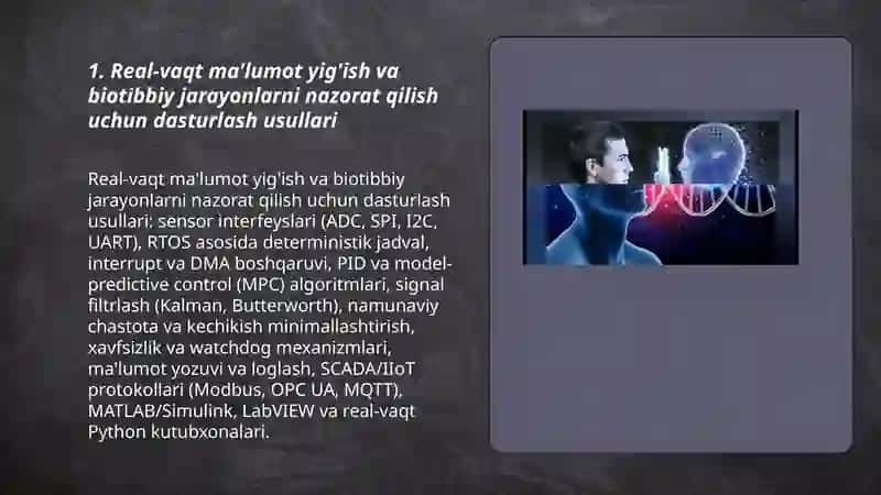 Biotibbiy jarayonlarni avtomatlashtirishda dasturlash usullarining qo'llanilishi 3