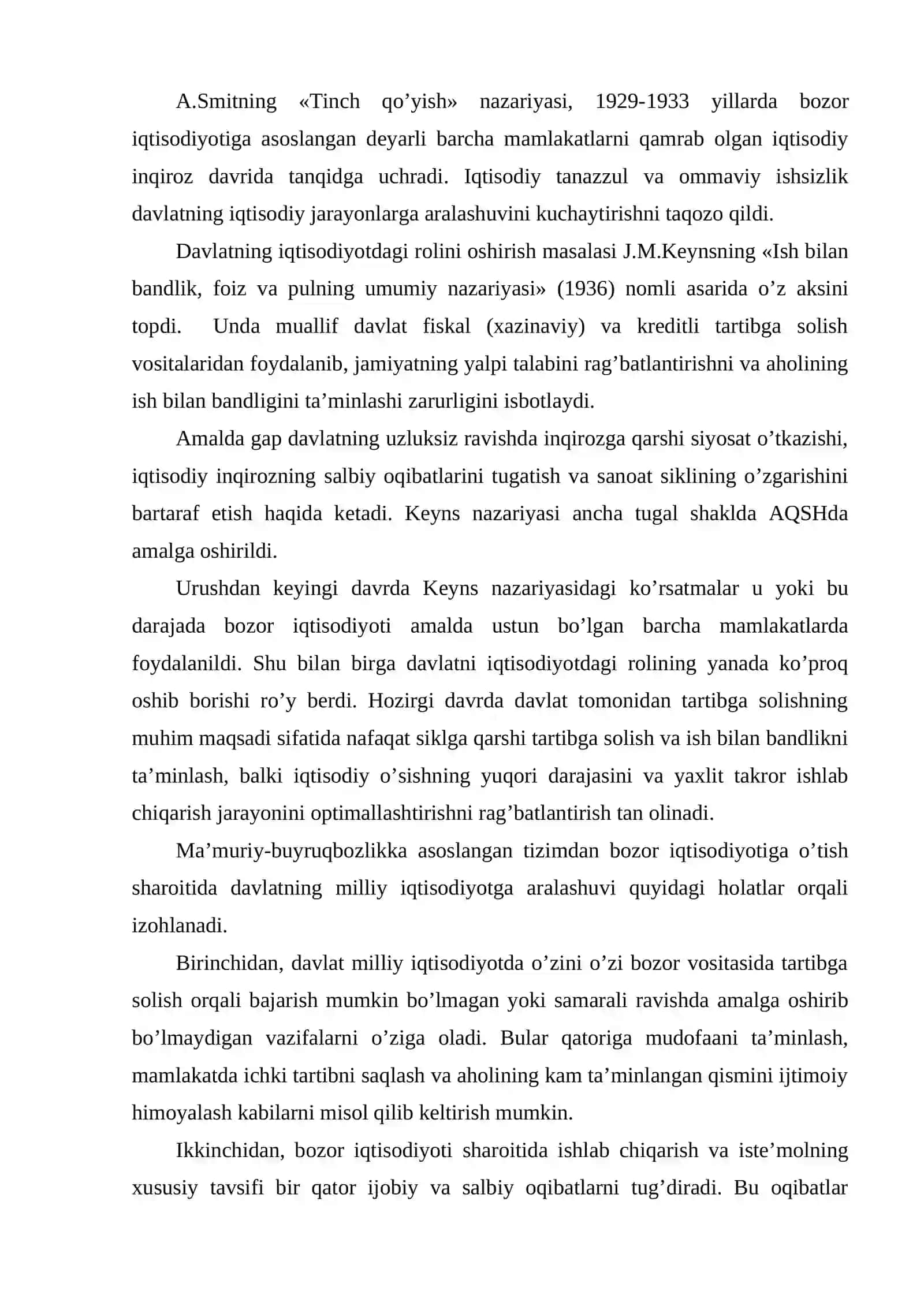 Davlatning milliy iqtisodiyotni tartibga solishdagi roli 3