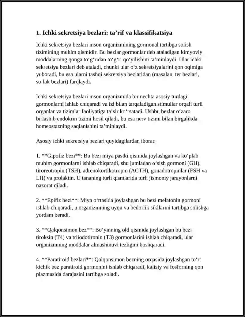 ICHKI SEKRETSIYA BEZLARI FIZIOLOGIYASI 3