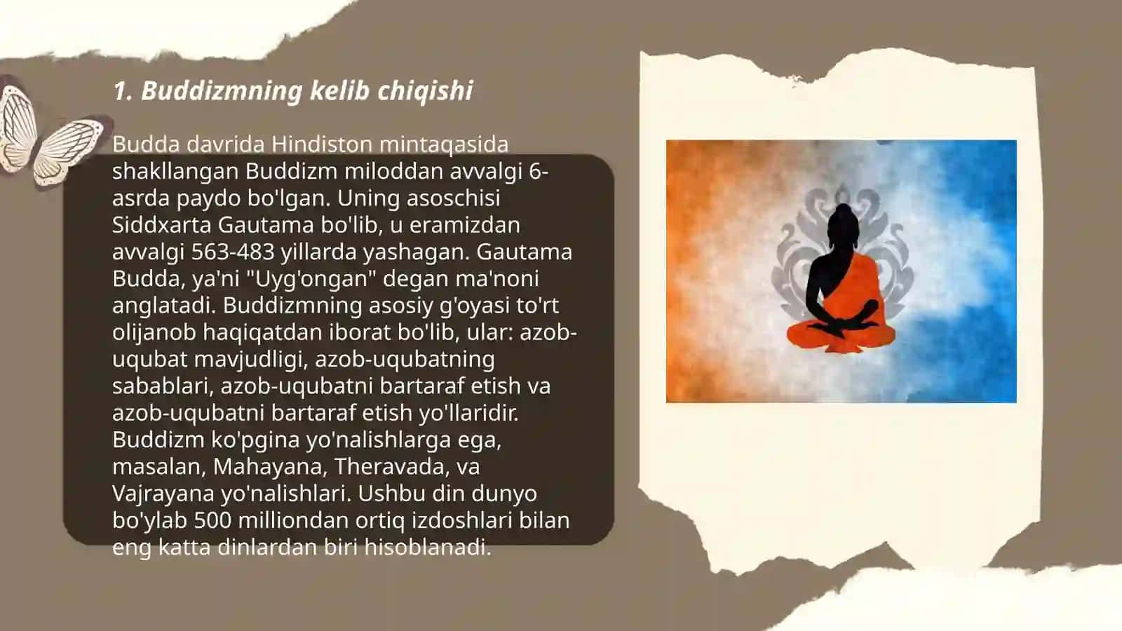 Buddizmning kelib chiqishi 3