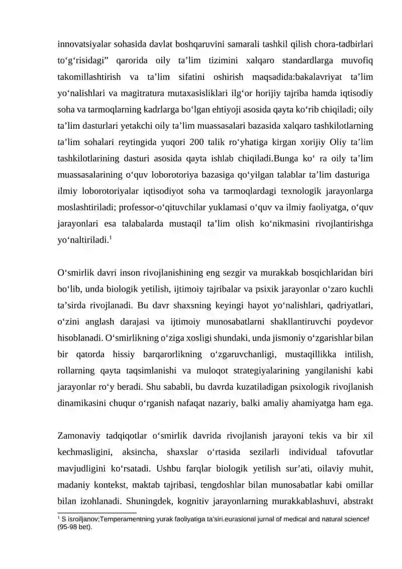 Psixologik rivojlanishning dinamikasi va individual farqlar 3