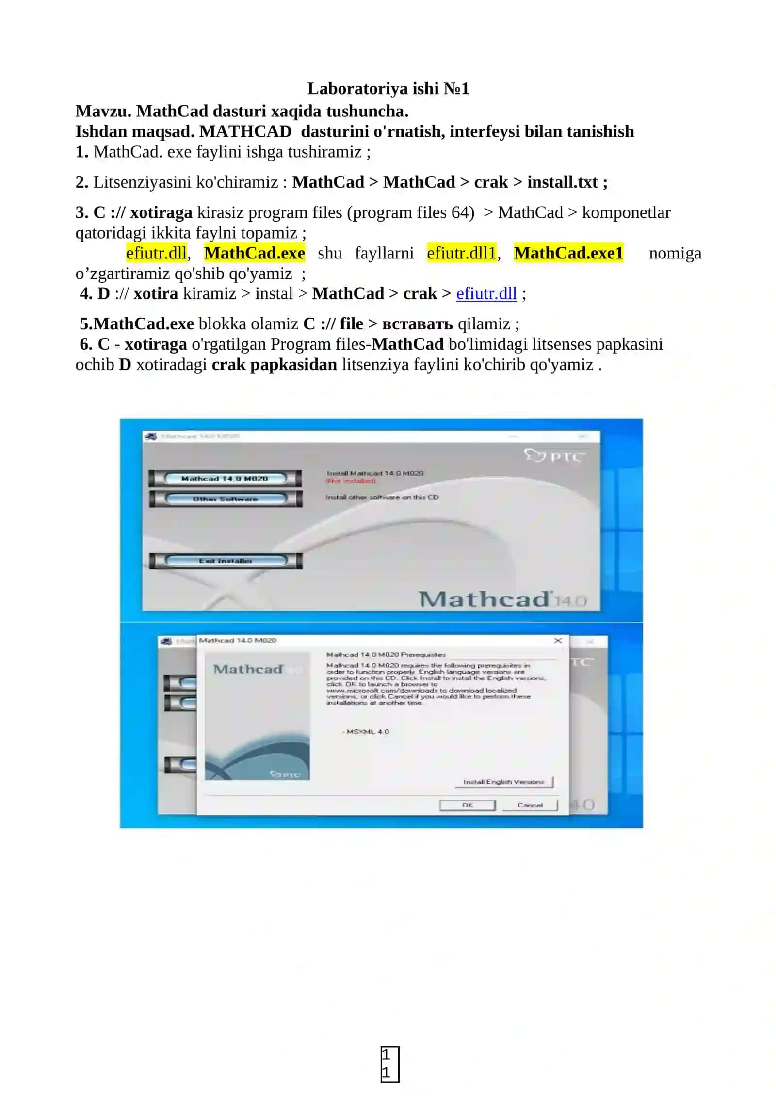 MathCad dasturi o'rnatish 3