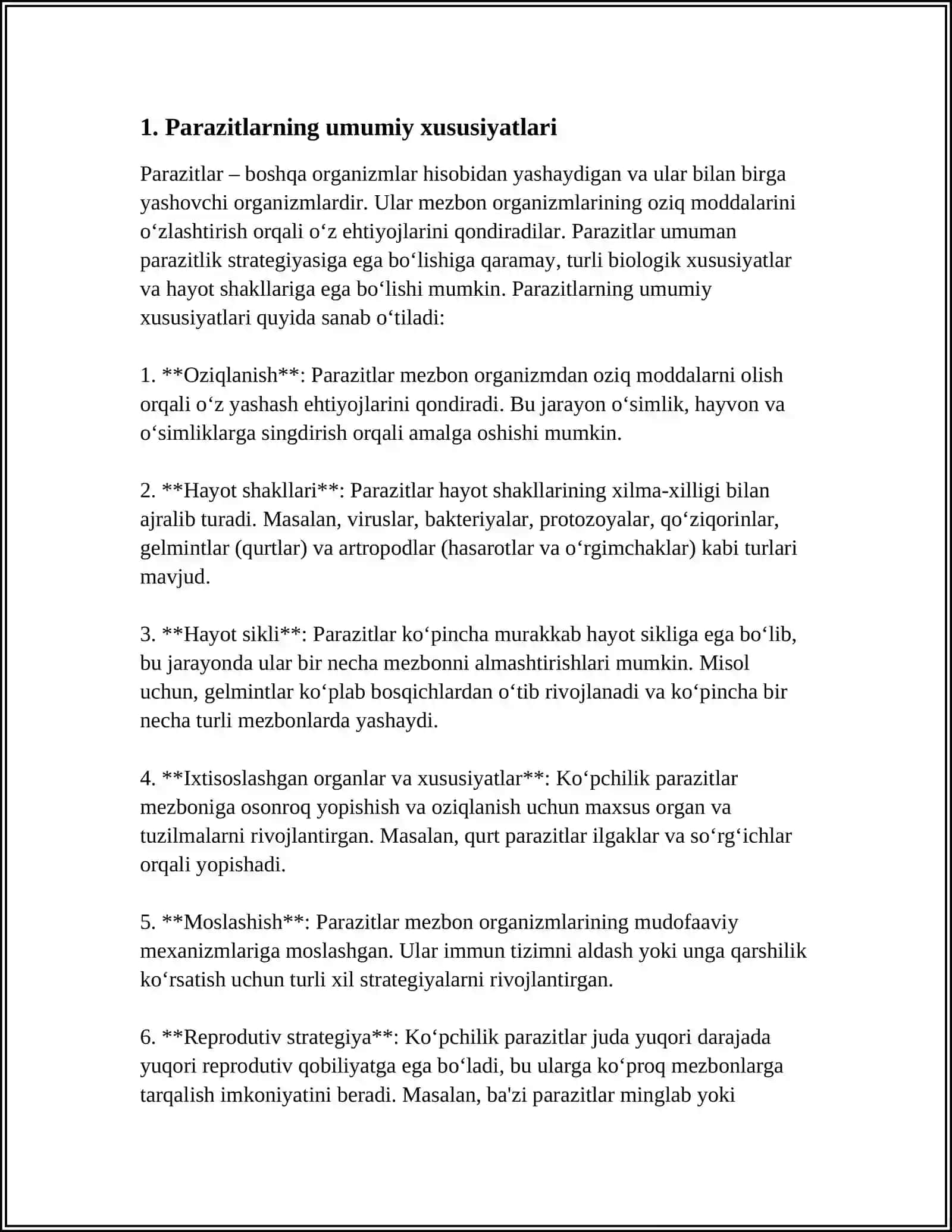 TIBBIY PARAZITOLOGIYA 3