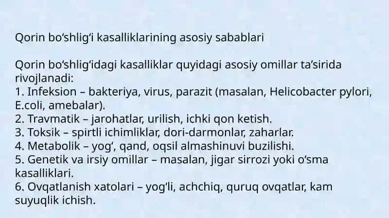 Qorinbo'shligikasalliklari 3