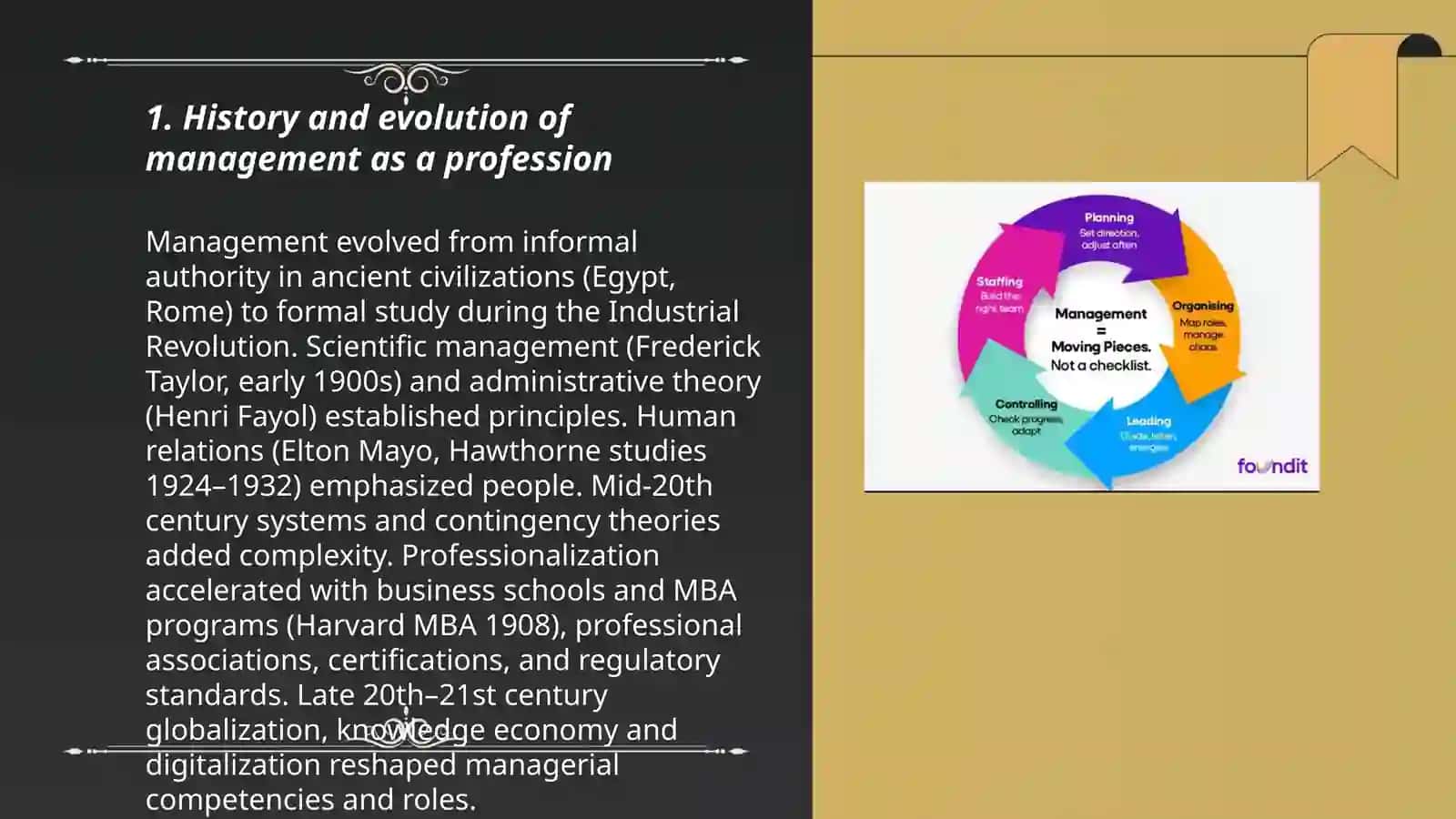 Management as a profession 3