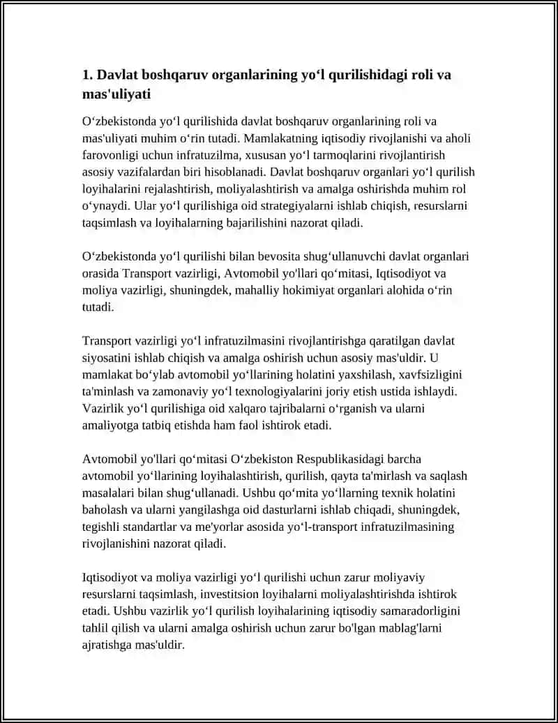O‘ZBEKISTONDA YO‘L QURISHDA MANFAATDOR TASHKILOTLAR ISHTROKI 3