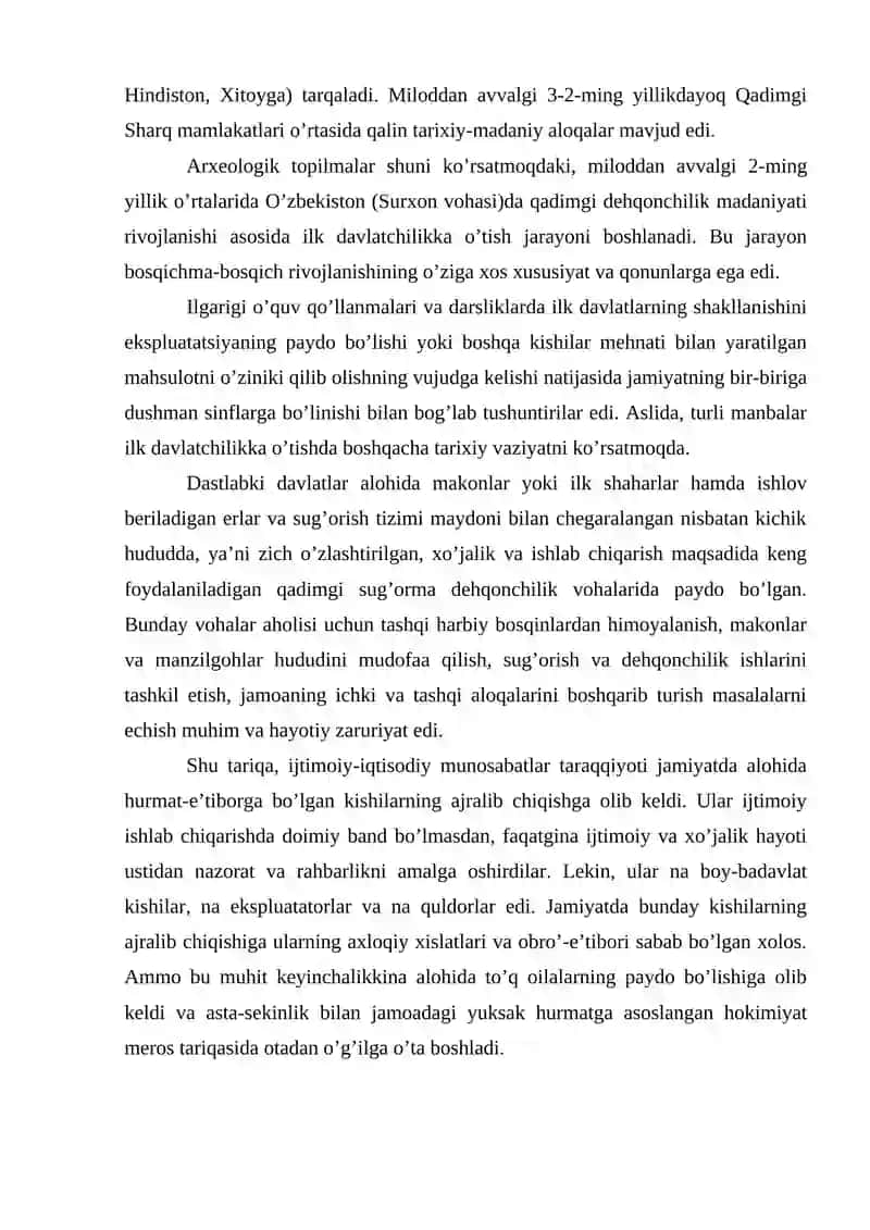 Miloddan avvalgi 1 mingyillik milodiy 5 asrlarda O'rta Osiyodagi etnik jarayonlar 3