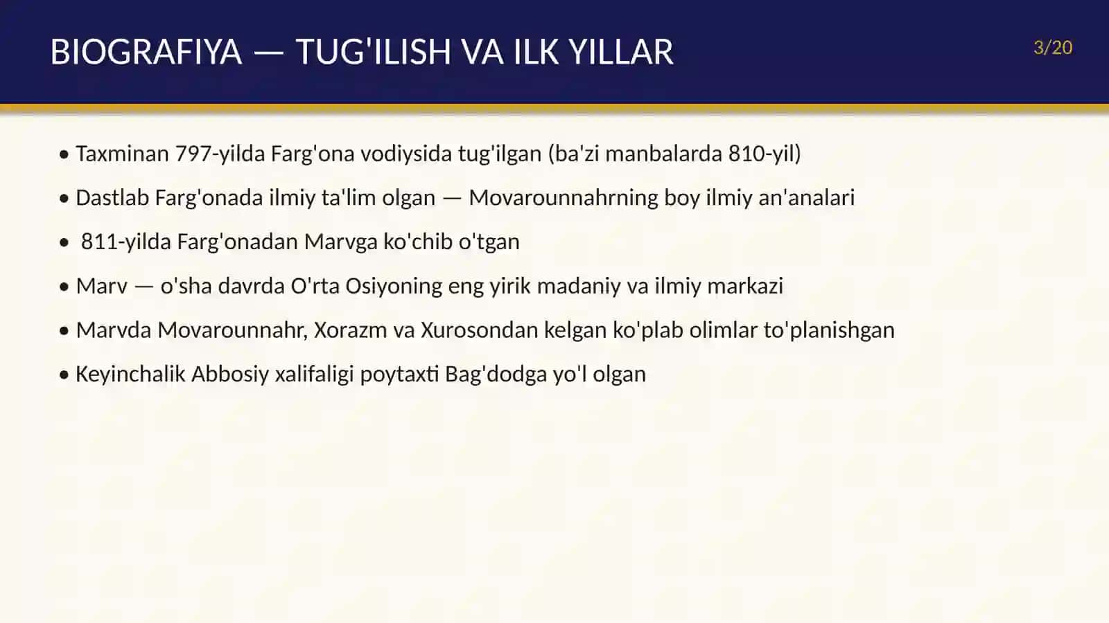 Ahmad al-Fargʻoniy(Alfraganus) 3
