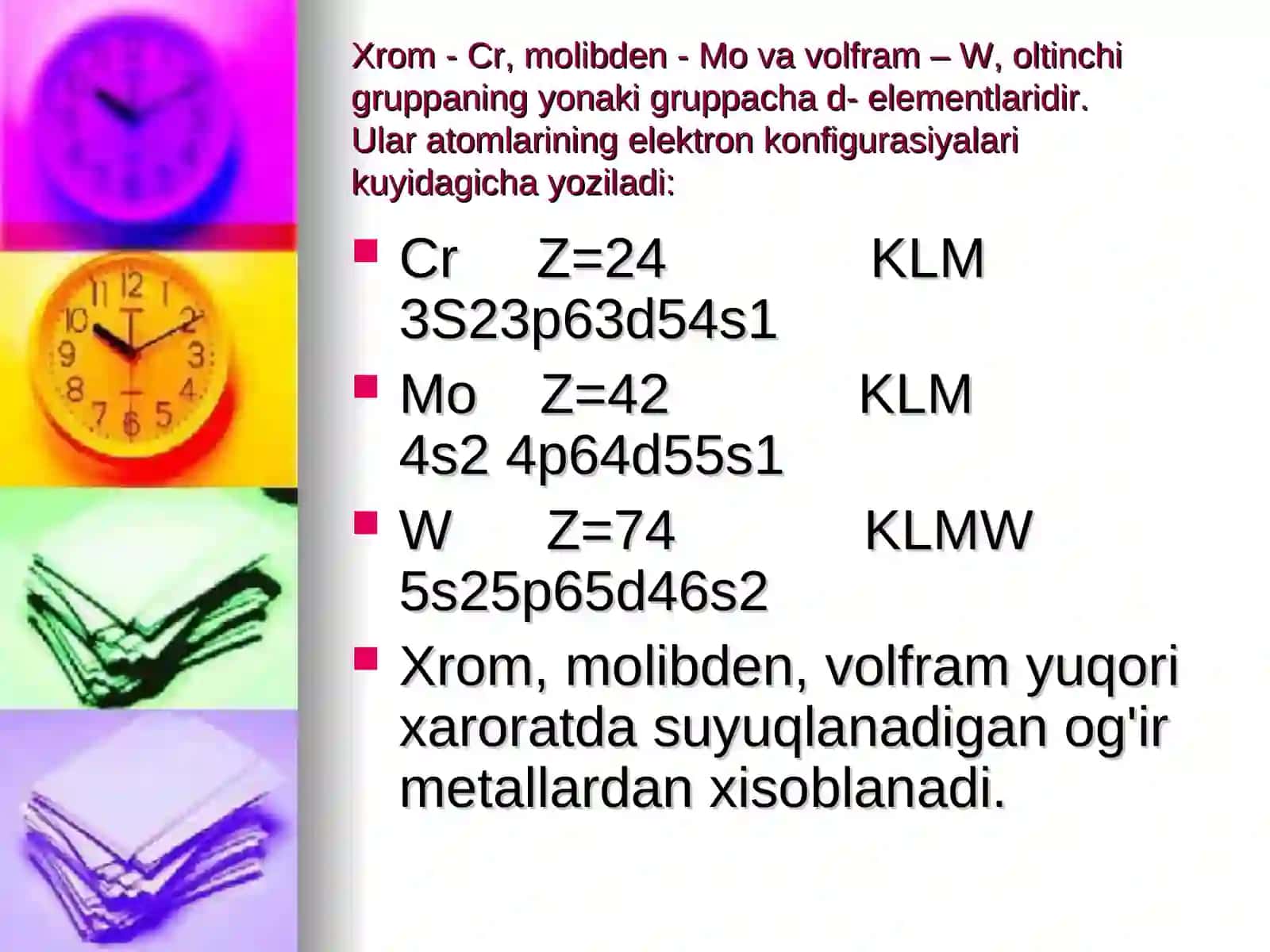 D elementlarining birikmalari 3