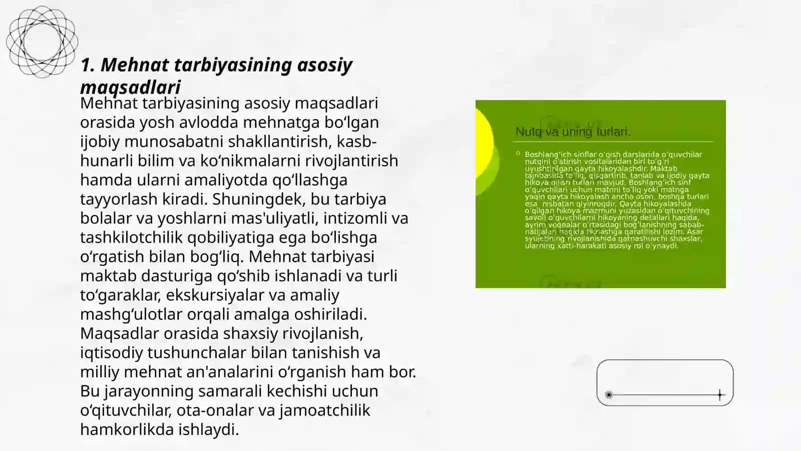 Boshlangʻich sinflarda mehnat tarbiyasining vazifalari 3