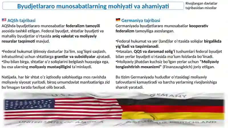Byudjetlararo munosabatlarning mohiyati va ahamiyati 3