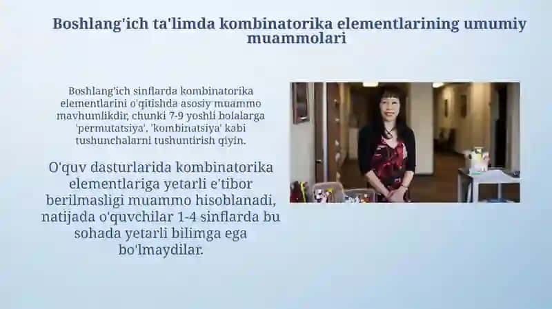 Boshlangʻich ta'limda kombinatorika elementlarining umumiy masalalari 3