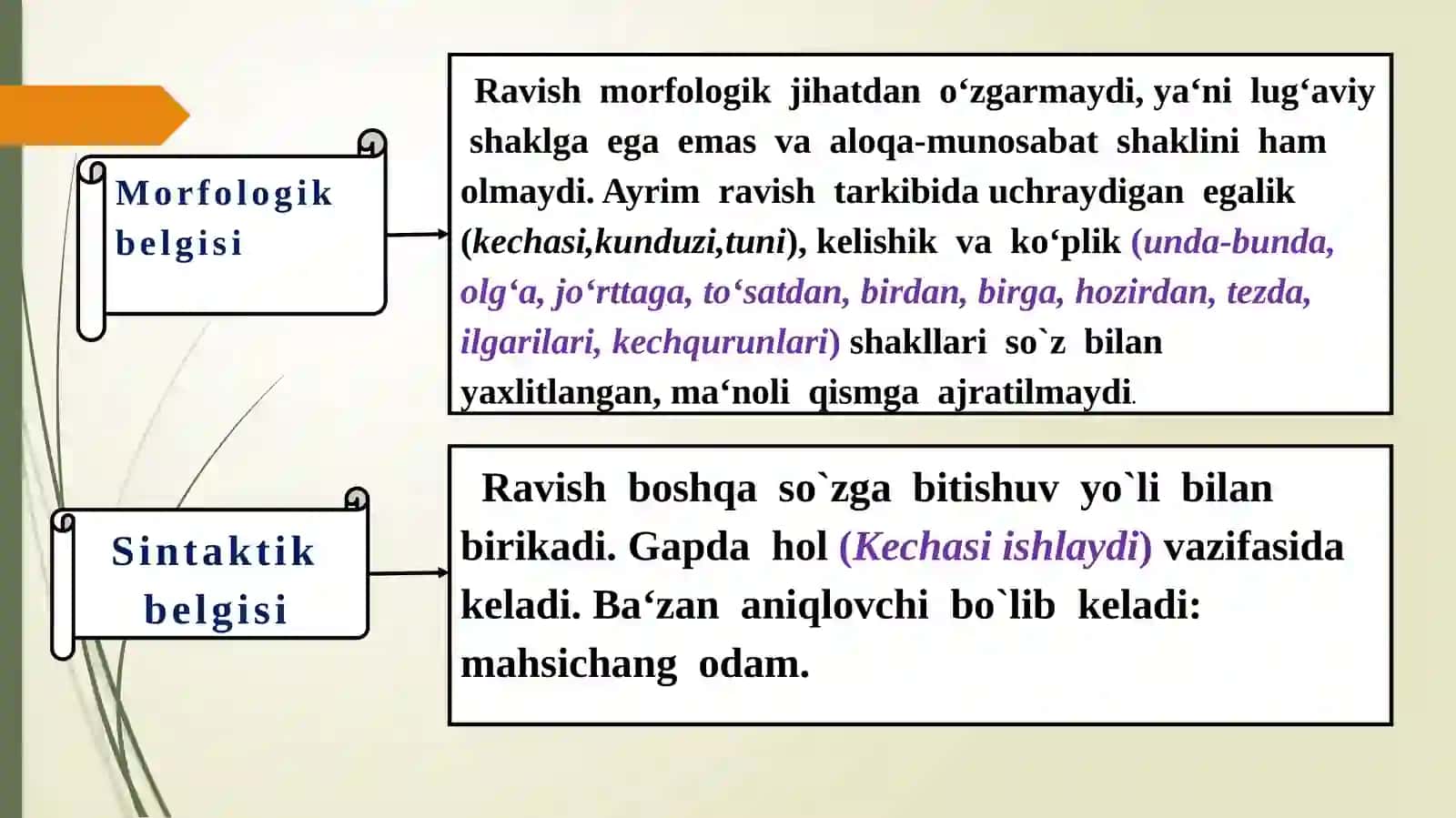 Ravishlarning ma’no turlari uslubiyati 3