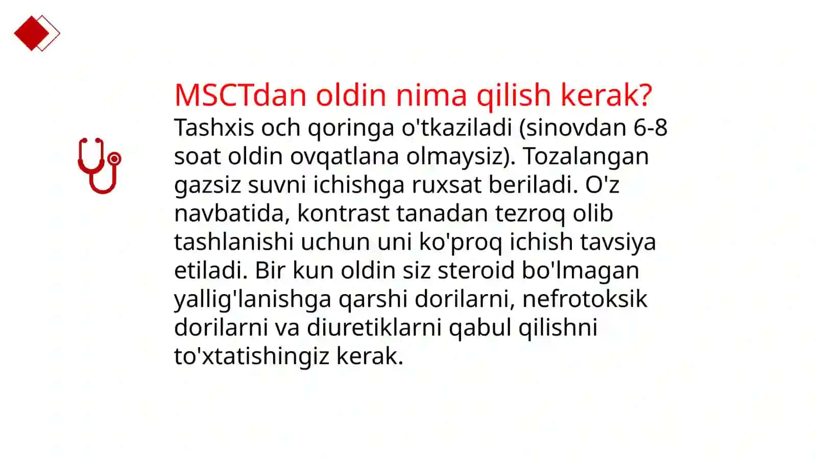 Multispiral kompyuter tomografiya (MSKT) tekshiruv usuli 3