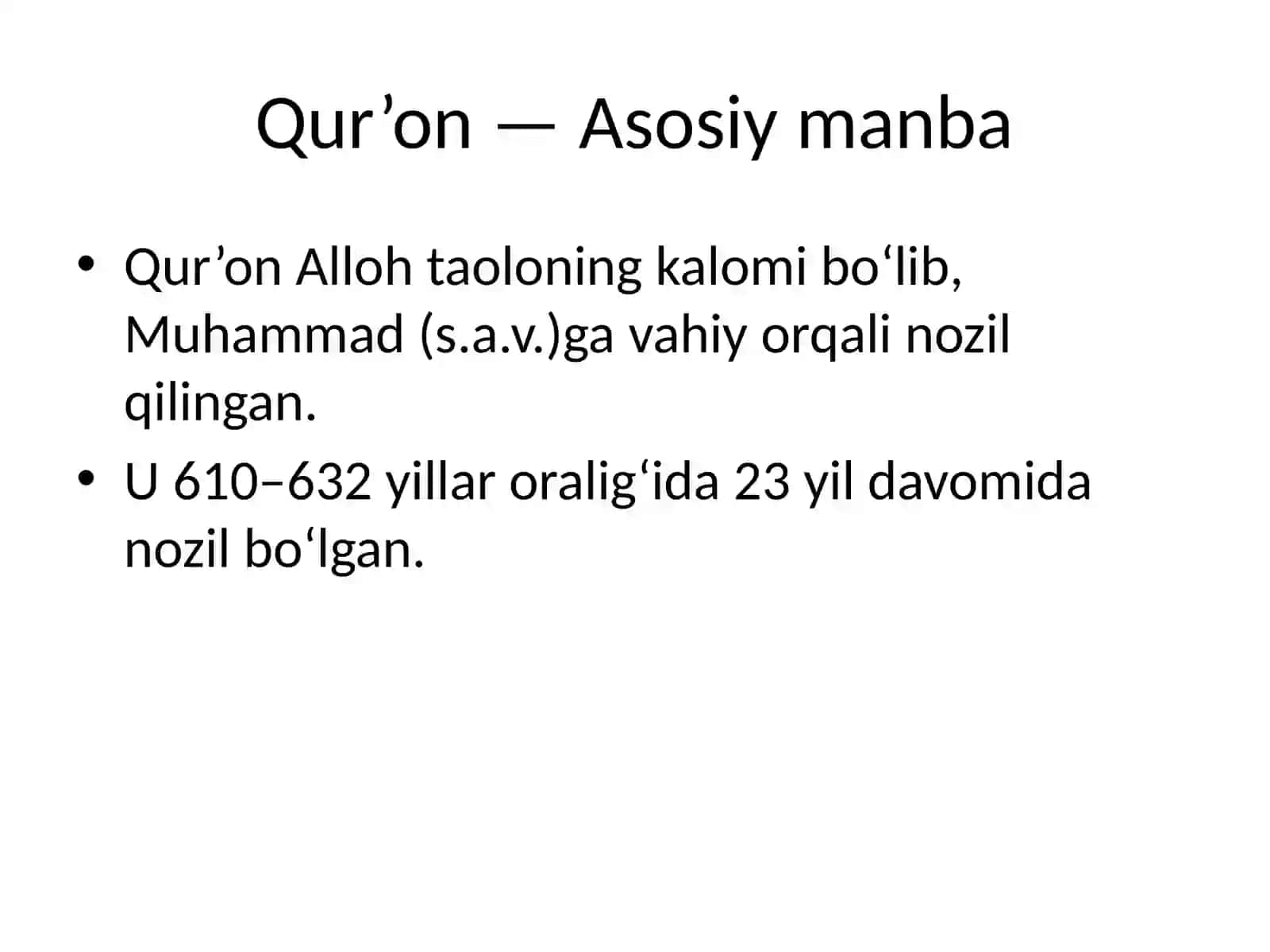 Islom dini tizimi 3