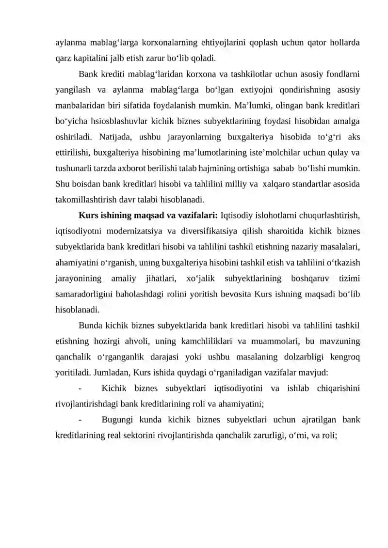 Kurs ishi mavzusining dolzarbligi 3