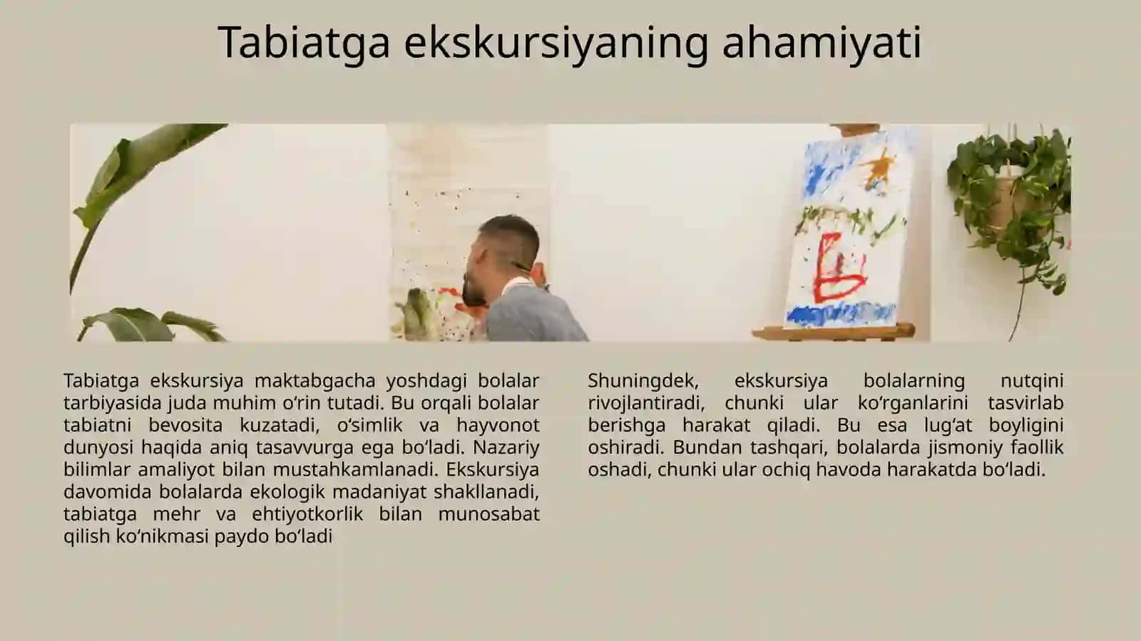 Tabiatga ekskursiya maktabgacha yoshdagi bolalar tarbiyasida 3
