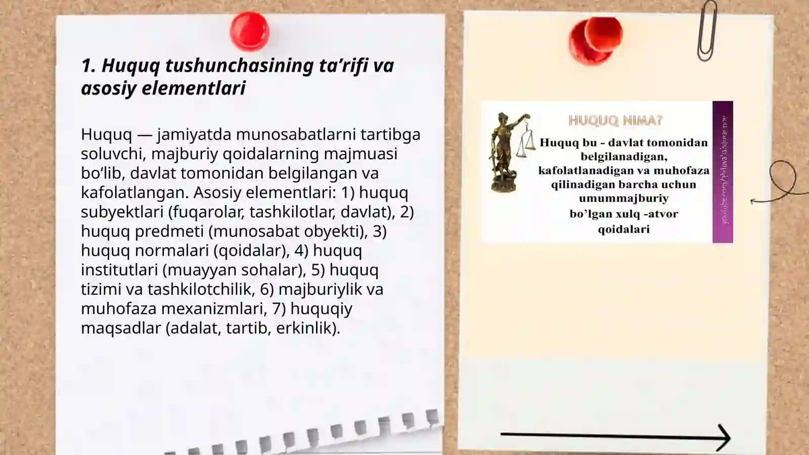 Huquq tushunchasi mazmun mohiyati va ahamiyati 3