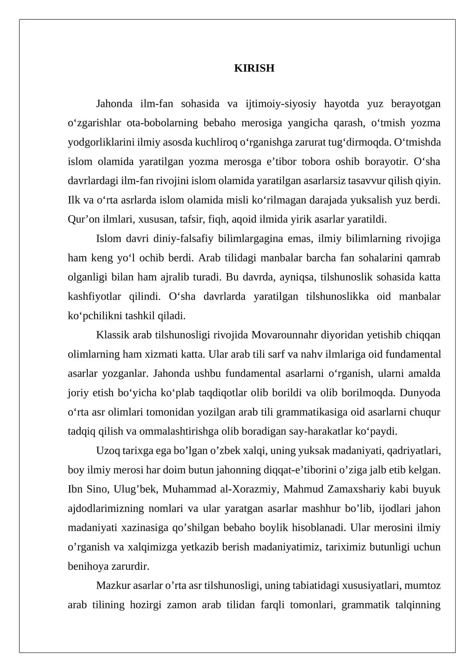 REFERAT O'rta asr arab nahvchilari asarlarida arab fonetikasiga oid ma'lumotlar 3